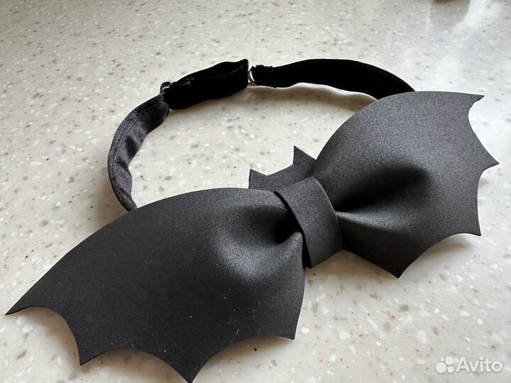 Галстук бабочка хэллоуин летучая мышь
