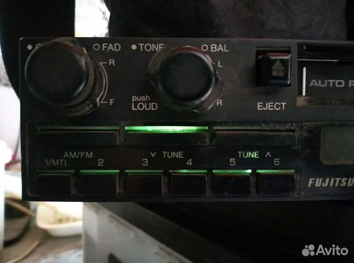 Под восст. кассетная а/магнитола Fujitsu TenCE6245