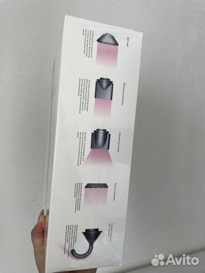 Фен с магнитными насадками новый