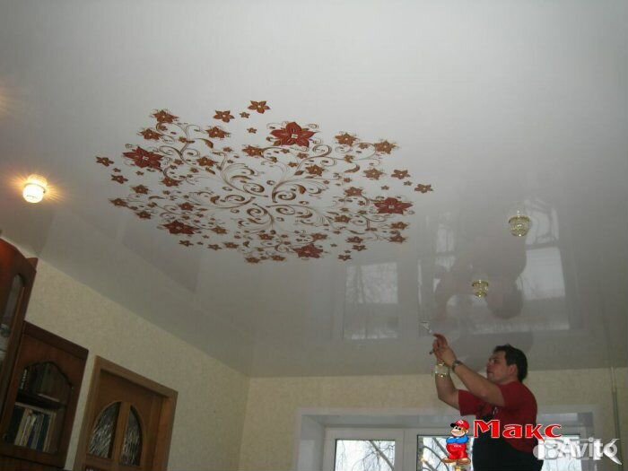 Натяжной потолок многоуровневый