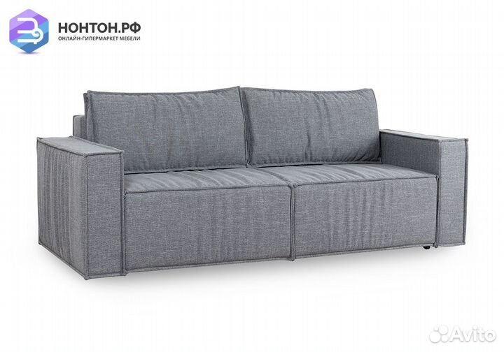 Диван еврокнижка Бруно серый