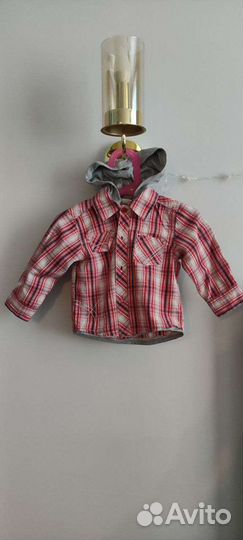 Рубашка для мальчика с капюшоном