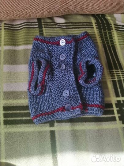 Вязаная одежда для собак ручной работы