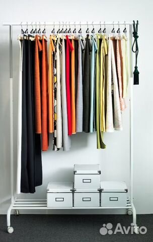 Вешалка для одежды напольная IKEA rigga