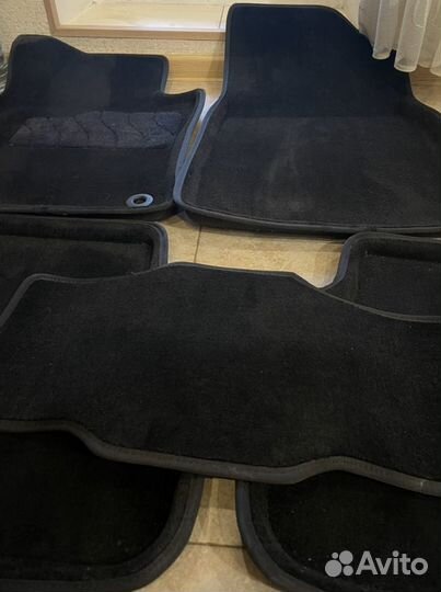 3D Коврики ворсовые Seintex камри 70