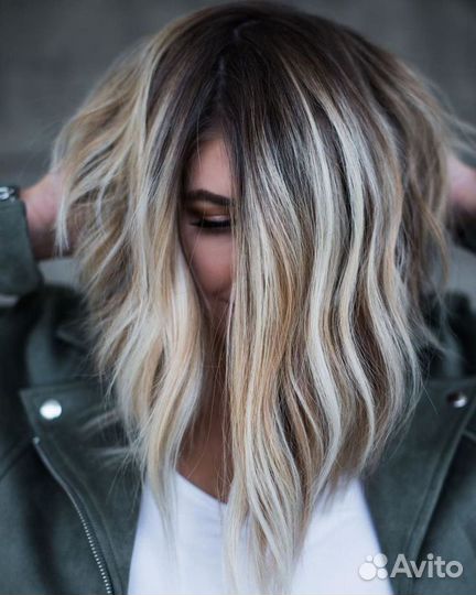 Окрашивание волос и Кератиновое выпрямление