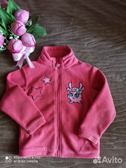 Толстовка на девочку 5-6 лет, 110-120 рост