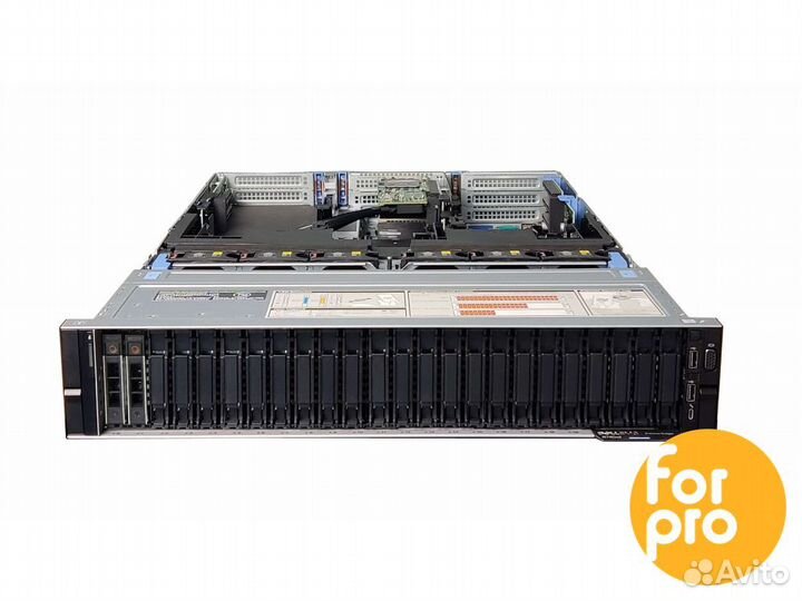 Сервер dell R740xd 28SFF 2x6138Gold 64GB, H730p