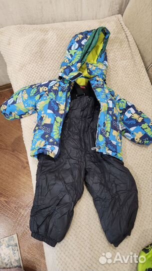 Детский зимний комбинезон на мальчика 74, 92