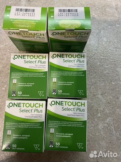 Тест полоски Select Plus OneTouch/уантач