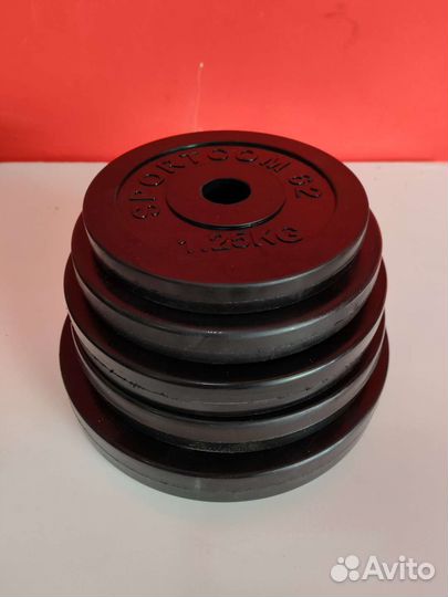 Спортивные диски на штангу или гантели