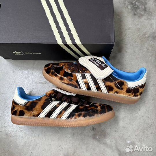 Кроссовки adidas samba wales bonner leopard