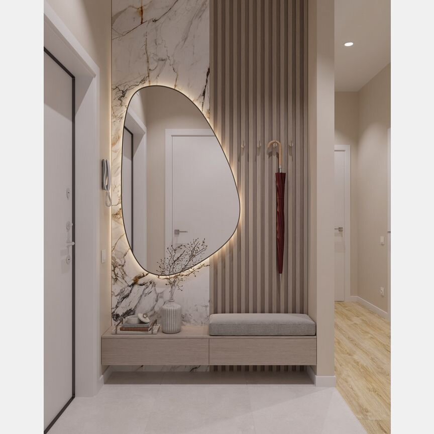 2-к. квартира, 56,4 м², 10/25 эт.