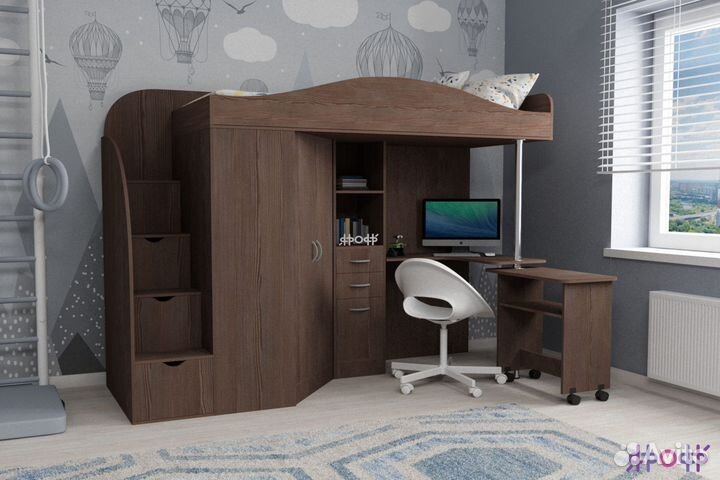 Кровать чердак Юниор 4