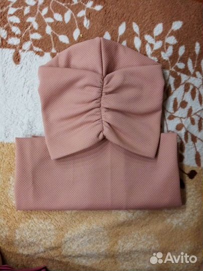 Женский головной убор тюрбан и снуд