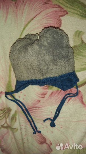 Шапки на мальчика на возраст от 0-6 мес