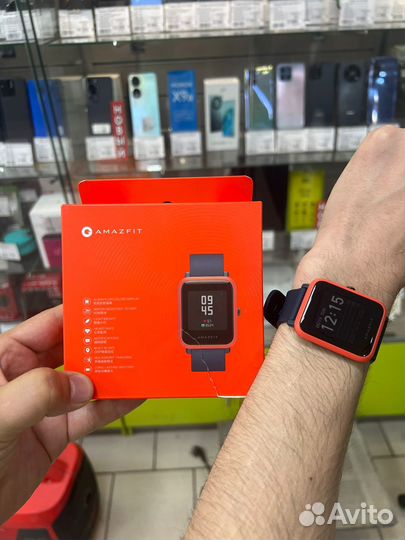 Смарт-часы Xiaomi amazfit bip s red orange