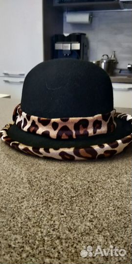 Шляпа фетровая женская черная