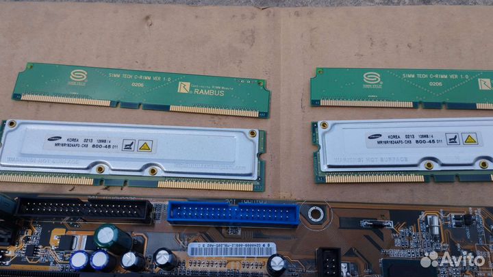 Материнская плата редкая Asus P4T-E