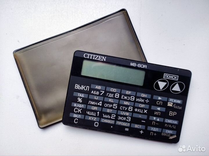 Ретро электронная записная книжка citizen