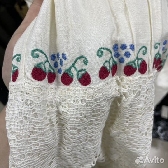 Старинное домотканое платье 0146 (Сзр)