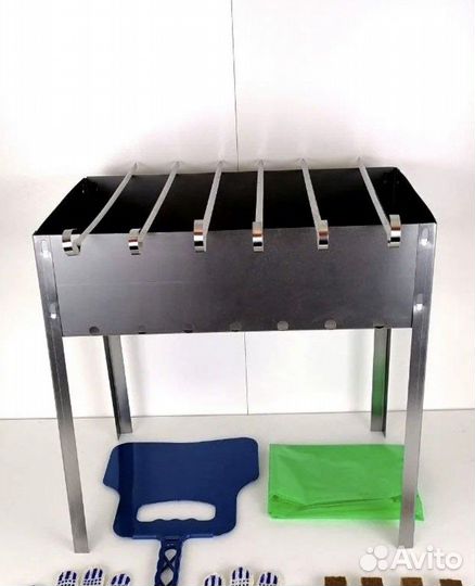 Мангал разборный нержавейка и шампура