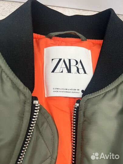 Бомбер zara
