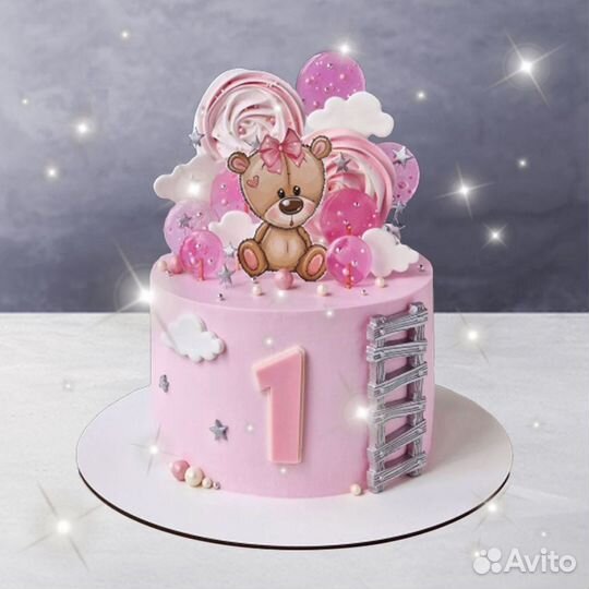Детский торт на годик
