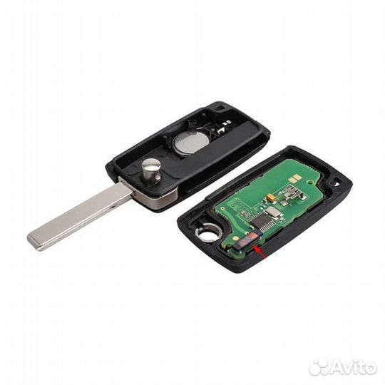 Ключ зажигания Citroen C3 C4 Berlingo Jumpy чип