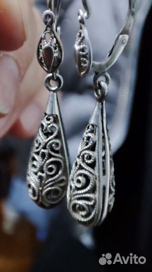 Серебряные серьги