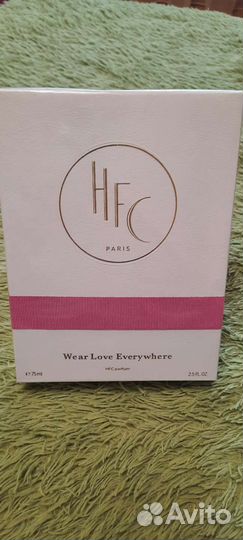 Туалетная вода женская HFC wear love everywhere