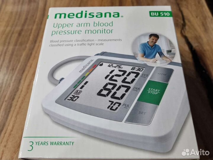 Тонометр автоматический Medisana bu 510 Финляндия