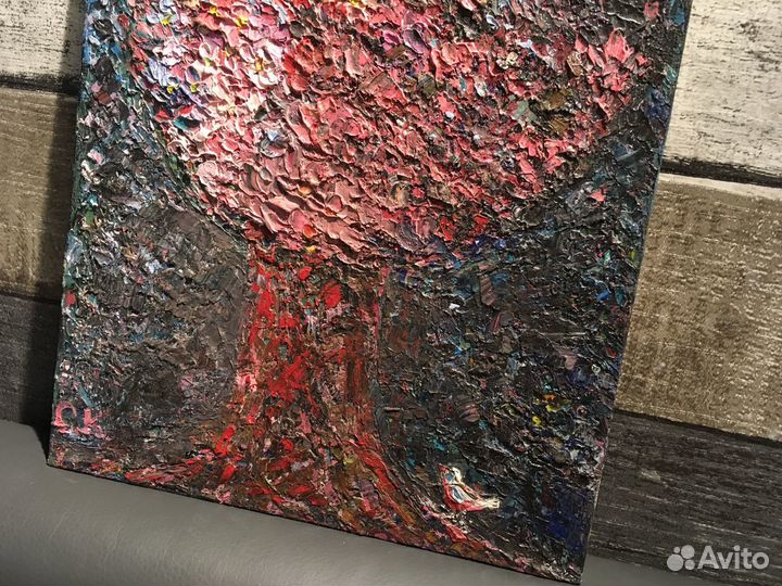 Картина маслом «Деревце»