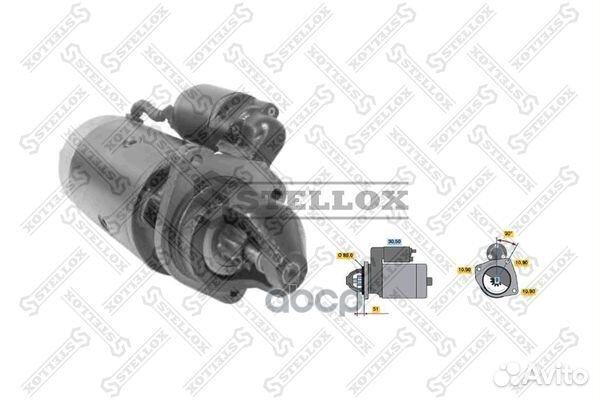 88-02001-SX стартер 24V-4KW 9зубьев 30вправоM