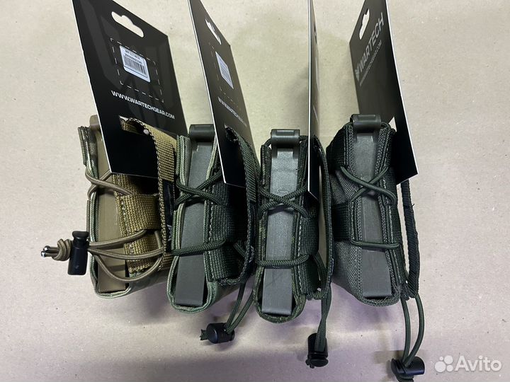 Подсумок для магазина ак мультикам/мох (wartech)