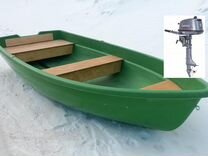 Пластиковая лодка с мотором Тортилла-4 Эко Tarpon