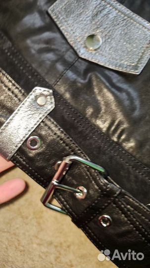 Кожаная куртка косуха sacha pacha