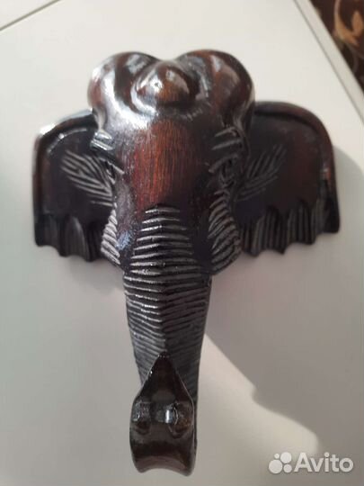 Слон вешалка, украшение интерьера