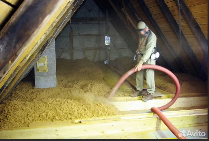 Монтаж утеплителя