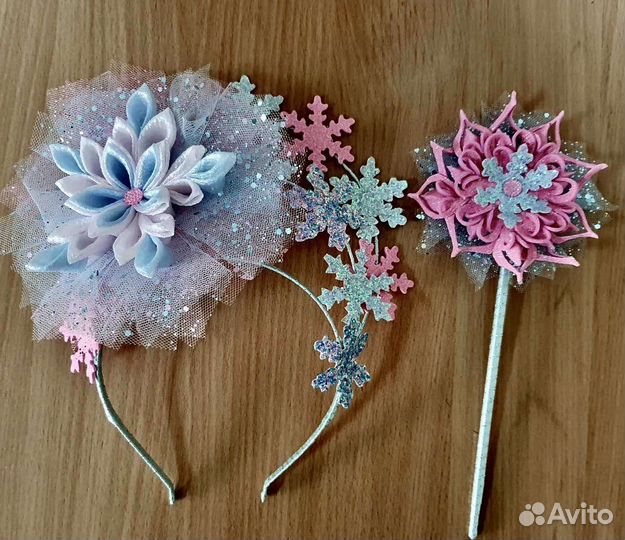 Короны, ободки на Новый год