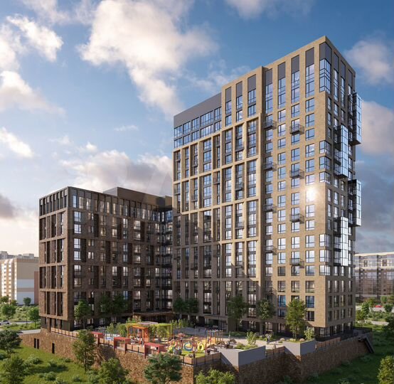 3-к. квартира, 87,8 м², 14/19 эт.