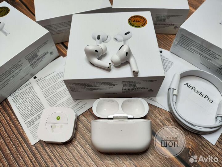 Airpods pro ANC premium Pro2 чехол в подарок