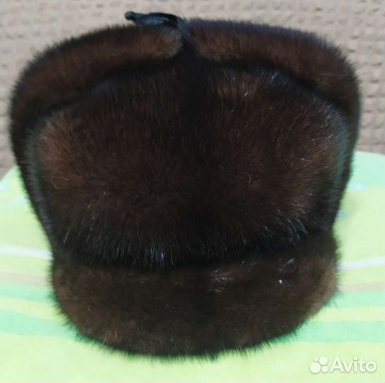 Норковая шапка мужская