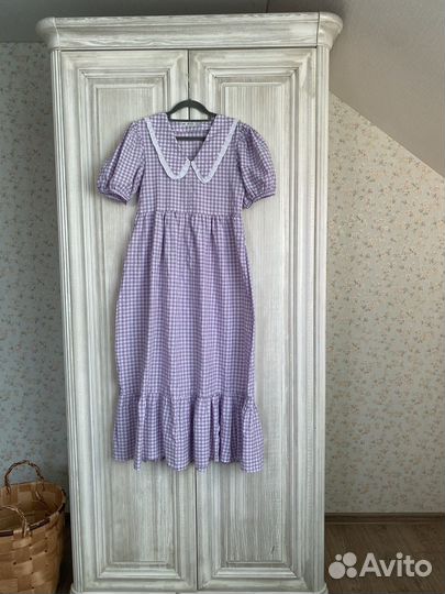 Платье в клетку