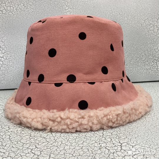 Панама меховая двусторонняя разные модели цвета