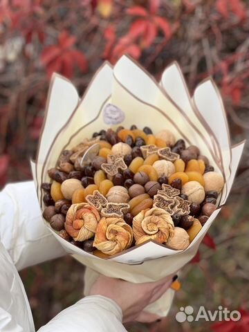 Съедобный женский сухофруктовый букет