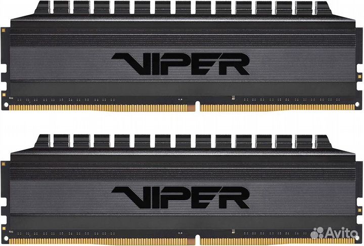 16Gb DDR4 3000MHz Patriot Viper 4 Blackout (PVB416