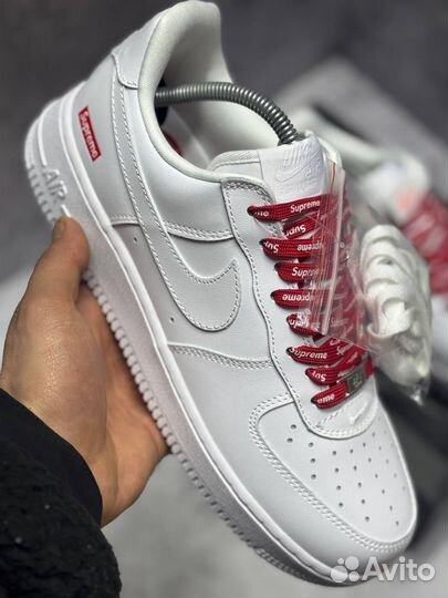 Кроссовки Nike Air Force 1 Supreme (Арт.78561)