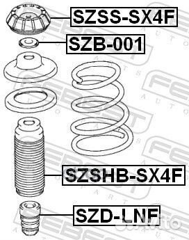 Опора переднего амортизатора szsssx4F Febest