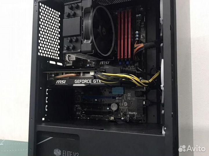 Игровой пк, gtx 1650, 16gb, ssd m2 512